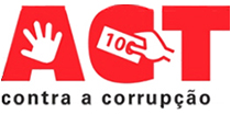 Logotipo da campanha "ACT - Contra a corrupção"