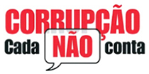 Logotipo da campanha "Corrupção - Cada NÃO conta"