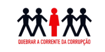 Logotipo da campanha "Quebrar corrente da corrupção"